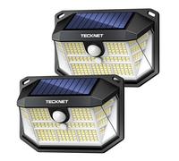 TECKNET Outdoor Solar Light 231 LED, 3 Modes Motion Sensor, Solar Powered Security Light 300 Wide Angle, IP65 Waterproof, Solar Wall Light for Front