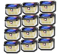 TECKNET Outdoor Solar Light 231 LED, 3 Modes Motion Sensor, Solar Powered Security Light 300 Wide Angle, IP65 Waterproof, Solar Wall Light for Front