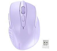 TECKNET Pro Wireless Mouse, 2600 DPI, 2.4G Ergonomic Optical, Computer Mouse for Laptop, Windows, Chromebook, 6 Button, 24-Month Battery Life, 6 Adjustment Levels, 36-Month Warranty