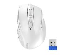 TECKNET Pro Wireless Mouse, 2600 DPI, 5 Adjustment Levels, 2.4G Ergonomic Optical Mice,30 Month Battery Life, Computer Mouse for Laptop, Windows, Chromebook, 6 Button Mouse, 36 Month Warranty