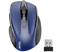 TECKNET Pro Wireless Mouse, 2600 DPI, 5 Adjustment Levels, 2.4G Ergonomic Optical Mice,30 Month Battery Life, Computer Mouse for Laptop, Windows, Chromebook, 6 Button Mouse, 36 Month Warranty