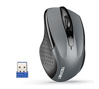 TECKNET Pro Wireless Mouse, 4000 DPI, 6 Adjustment Levels,2.4G Ergonomic Optical, 30 Month Battery Life, 6 Buttons,36-Month Warranty for Laptop, Windows, Chromebook