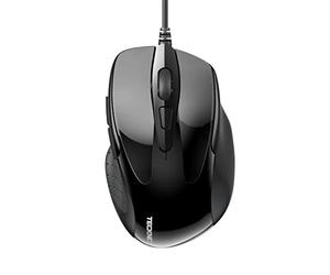 TECKNET USB Wired Mouse, 6400 DPI Mice 4 Adjustable DPI with 6-Button Corded, Optical Computer Mouse with Ergonomic Design for Laptop, Chromebook, PC, Desktop, Mac, Notebook