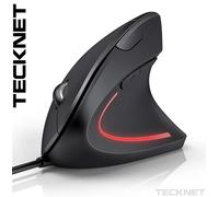 TECKNET Wireless Gaming Mouse 2.4G Optical USB Computer Mice, 8 Buttons, 4800DP