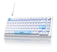 TECKNET Wired Gaming Keyboard, RGB Backlit Keyboards with Gasket Structure, USB C Mechanical Keyboard has 20 Lighting Effects & Multimedia Control Kn