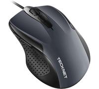 Tecknet Wired Mouse: 6400 Dpi, 4 Dpi Levels, 6 Buttons. Ergonomic For Laptop/pc/mac. Usb.