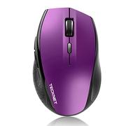 TECKNET Wireless Bluetooth Mouse, Silent Click Portable Ergonomic Mice