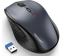 TECKNET Wireless Gaming Mouse 2.4G Optical USB Computer Mice, 8 Buttons, 4800DP