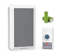 TECKNET Wireless Doorbell, 130dB Loud Wireless Battery Doorbell, IP65 Waterproof Door Bells Wireless Cordless with 400M/1312ft Long Range and 38 Melodies, Ideal for Hard of Hearing or Elderly (White)