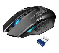 TECKNET Wireless Gaming Mouse 2.4G 4800DPI 8 Button USB PC