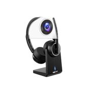 TECKNET Wireless Headsets, Bluetooth Headset with AI Noise Cancelling Microphone, USB Dongle &Charging Dock Included, Headsets with Microphone Suitable for Phones/Computers/Trucker/Call Center