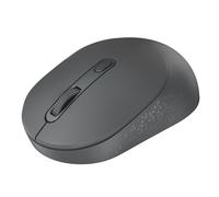 TECKNET Wireless Mouse, Bluetooth Mouse (BT5.0/3.0 & 2.4G), Computer Mice Silent Portable,1600 DPI Optical Mouse Sensor, Ergonomic Cordless Mouse for Laptop PC Mac, 18 Month Battery, Gray