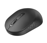 TECKNET Wireless Mouse, Bluetooth Mouse (BT5.2/3.0 & 2.4G), Computer Mice Silent Portable,1600 DPI Optical Mouse Sensor, Ergonomic Cordless Mouse for Laptop PC Mac, 18 Month Battery, Black
