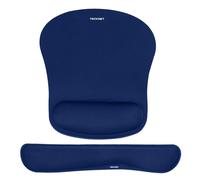 TECKNET Wrist Rest Mat, Keyboard and Mouse Wrist Support Pad Set, Comfortable Memory Foam Mouse Mat with Wrist Cushion Support, Anti-Slip Ergonomic