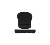 TECKNET Wrist Rest Mat, Keyboard and Mouse Wrist Support Pad Set, Comfortable Memory Foam Mouse Mat with Wrist Cushion Support, Anti-Slip Ergonomic