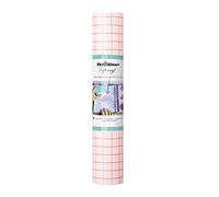 TECKWRAP Clear Transfer Paper Tape Roll 12” x 10 FT Red Alignment Grid - Medium Tack Vinyl Transfer Tape for Self Adhesive Vinyl Signs Letters, Stickers, Graphics Decals, Walls