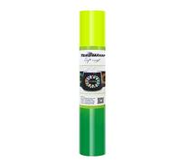 TECKWRAP Cold Color Changing Adhesive Vinyl - 1ft x 5ft, Permanent Vinyl for Crafts, Cutters, Stickers,Decals, Neon Yellow to Green