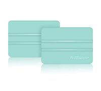 TECKWRAP Craft Mint Squeegee Vinyl Scraper Decal Applicator Tool 2pcs/Pack | Scratch Resistant Squeegee Tool, Eliminates Air Bubbles for PPF, Window Tint, Contact Paper & Peel-and-Stick Wallpaper