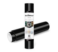 TECKWRAP Permanent Adhesive Vinyl 12" x 10ft, Glossy Black