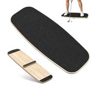 TECKZOON Golf Balance Board, 75 x 30 cm Golf Swing Print Bed Swing Trainer, 150 kg Load Capacity, Weight Transfer Pressure Plate for Beginners and Advanced Users
