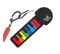 Teclado de piano plegable de silicona eléctrica, Instrumento d-e práctica d-e textura suave para actividades al aire libre, hogar, parque, viaj | Enrolle el piano electrónico, el pequeño piiano