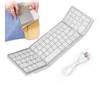 Teclado portátil: teclado de restablecimiento plegable del panel táctil | TRACKPADIPAD port port, tecladmúltiple de múltiples sistemas para computadora portátil y teléfono inteligente