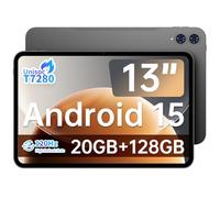TECLAST 2025 Newest Tablet 13.4 Inch, T65 Android 15 Tablet, 20GB RAM 128GB ROM(TF 1TB), 8000mAh, 2.4G/5G WiFi,1920x1200 IPS, Quad-Core Large Tablets, 5+13MP, BT5.0 - Metal