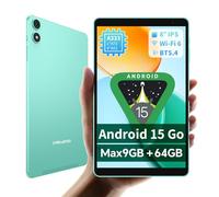 TECLAST 2025 Newest Tablets Android 15, P85 8 Inch Tablet, 9GB RAM 64GB ROM(TF 1TB), 5000mAh, WiFi5G+2.4G Android Tablets, 1280x800 IPS, 5 Core, 2 Speaker|Netflix|Type-C|BT5.4|Camera|3.5mm Jack