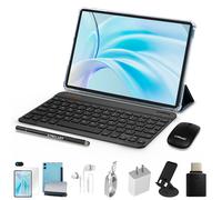 TECLAST P50 Case Tablet, 11-Inch 90Hz Display, Android 15, 4GB RAM 128GB Storage, Octa-Core Processor, 7000mAh Battery, with Protective Case, Bluetooth Keyboard and Mouse