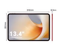 TECLAST T65 Plus Newest Tablet 13.4 Inch 120Hz Display Tablet Android 15, Dual SIM 4G LTE +5G WiFi,MTK G99 2.2GHz Octa-Core, 20GB RAM+256GB ROM Widevine L1/8MP+13MP/BT5.2/GPS, 2025