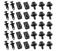 Tecledsn 35Pcs Engine Under Cover Splash Shield Body Bolts Screws, Bumper Clips Extruded U-Nuts Kit Replacement for Nissan 350z 370z Infiniti G35 G37 EX35 FX35 FX45
