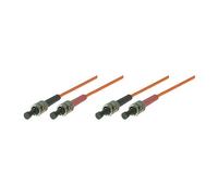 Tecline 75801 OM2 Fibre Optic Cable 50/125 µm / 1.0 M orange