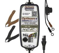 Tecmate Optimate 6 Select - 12V 6A, TM-371, 9-Step Gold Series Battery Saving Charger & maintainer, Blue