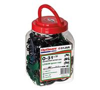 Tecmate Optimate O31 Weatherproof Eyelet Lead (O1 Lead with Green Lithium Caps)