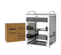 Tecmojo 10” Desktop Mini Rack, 6U 200mm Depth with SBC Shelf, Micro HDMl to HDMI Adapter Board, Blank Panel, for 10 Inch AV, NAS and Server Equipment