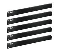 Tecmojo 1U Blank Panel, Rack Mount Plate for 19inch Server Rack,Network Rack, Enclosures and Cabinets, Black (1U SOLID 5 Pack)