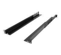 Tecmojo 1U Rack Mount Rail,4-Post Fully Server Rack Shelf Rail with 20.9"-32" Adjustable Depth, Fit for Non-Rack Mountable Server/Networking/AV/IT Equipment