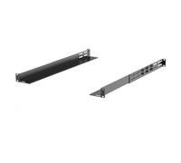 Tecmojo 1U Universal Rack Mount Rails,4-Post Server Rack Shelf Rail with 21.3"-33.07" Adjustable Depth fit in Non-Rack mountable AV/Audio/IT Equipment and APC HP IBM DELL Compaq