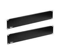 Tecmojo 2U Blank Panel,Rack Mount Plate for 19inch Server Rack,Network Rack,Enclosures and Cabinets,Solid,Black(2 Pack)