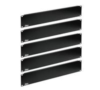 Tecmojo 2U Blank Panel,Rack Mount Plate for 19inch Server Rack,Network Rack,Enclosures and Cabinets,Solid,Black(5 Pack)