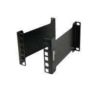 Tecmojo 2U Server Rack Depth Extender - 6in/15.24cm, Black Steel, Rack Mount, Compatible with Server, Networking, Telecom & AV Equipment