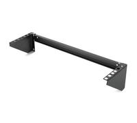 Tecmojo 2U Vertical Wall Mount Bracket, Foldable Patch Panel Bracket fit 19” Switches/IT/Data Equipment, Open Frame Server Rack with 44lbs(20kg) Capacity, Vertical/Horizontal Mounting