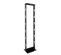 Tecmojo 45U 2-Post Open Frame Server Rack 19" Network, Server, AV, Data & IT Equipment, Telecom & Patch Panel Mount, 1763 lbs Capacity, Black
