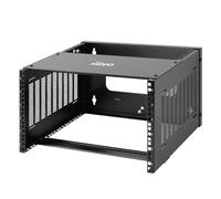 Tecmojo 6U Wall Mount Rack,6U Rack 13.9 inch Depth,132lbs(60kg) Weight Capacity,19" Network Rack for Shallow Server and IT Equipment, Network Switches,Patch Panel Bracket,Black