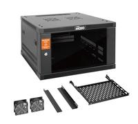 Tecmojo 6U Wall Mount Rack Cabinet, Heavy-Duty 176 Lbs High Load Capacity, 19” Enclosed Server Network Rack with Glass Door, 23.6” Deep - Elite Collection