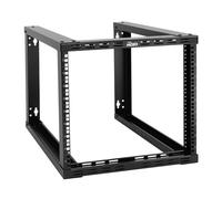 Tecmojo 9U Fixed Wall Mount Network Rack 15.8inch Depth Open Frame for Server Data/AV/IT/Communication/Computer Equipment/Patch Panel Heavy Duty
