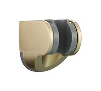 Tecmolog Brushed Gold Hand Shower Holder Wall Shower Head Holder Plastic for Shower Head ST01J2