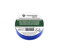 TECNID PVC Insulation Tape 0.12mm Thickness 15mm x 10m Blue