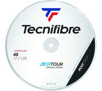 Tecnifibre 4S Tennis Racket String - 1.25mm/17G - 200m Reel - Black - Thermocore