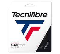 Tecnifibre Black Code String - Single Set, Gauge- 1.28mm